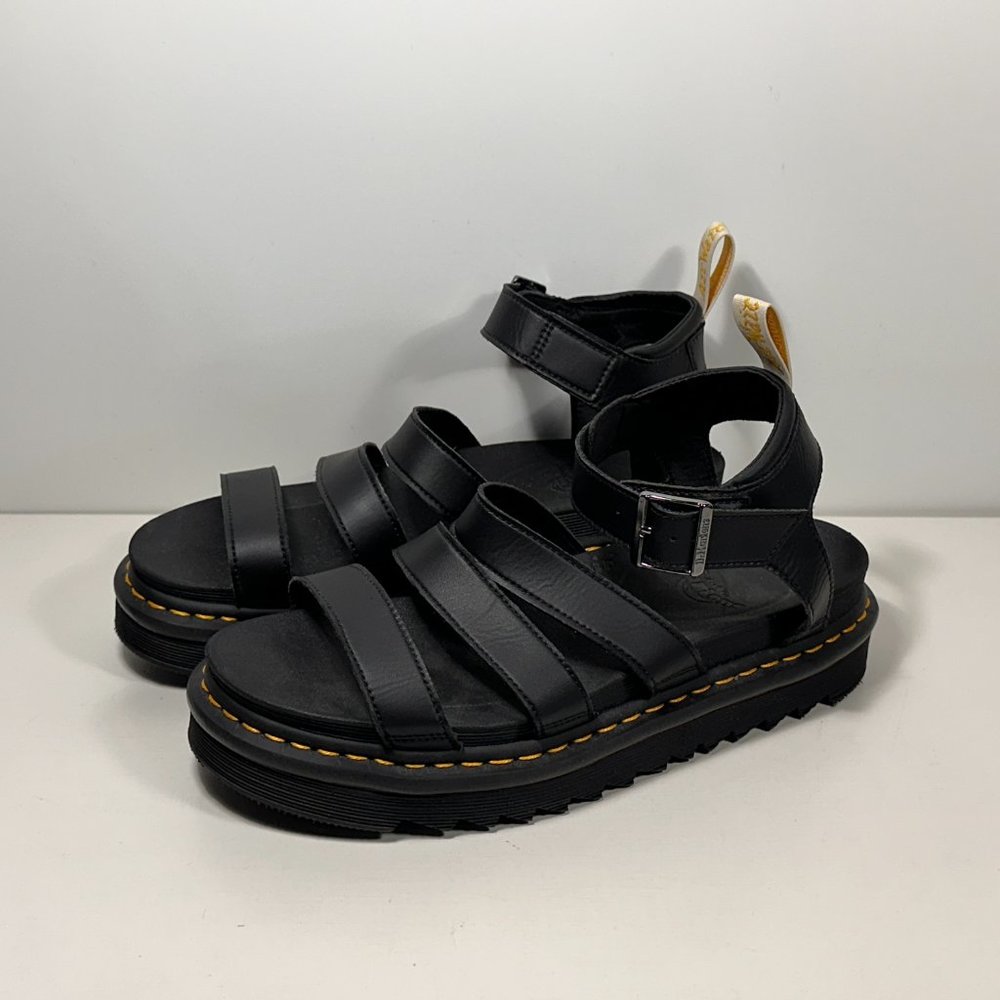 Dr Martens V Blaire Black Platform Sandals Women Size 11